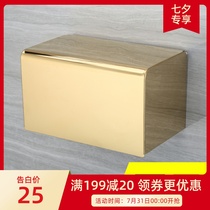 Stainless steel gold tissue shelftoilet toilet wiping toilet paper frame bathroom waterproof pumps box roll box