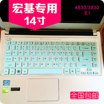 14 inch 15 6 Acer laptop M5-481G keyboard film M3 protective film cover R7-571G dust pad 572G silicone E5-411