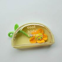 Homemade) Korean ins bear pen bag cosmetic bag sundries storage bag bear cute PVC