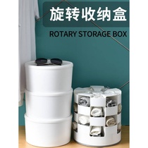 Lingerie Containing Box Swivel Split MULTIFUNCTION THREE-IN-ONE WARDROBE FINISHING BOX WHITE PLASTIC SOCKS UNDERPANTS CONTAINED