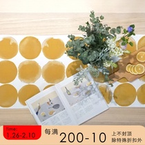 Draft Independent Design Nordic Simple Homestay Ink Mustard Yellow Polka Dot TV Cabinet Cover Cloth Customizable Table Flag