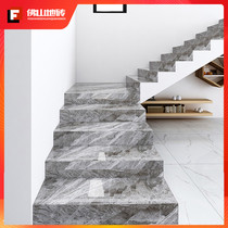 All-body marble stair step tile staircase tile pedal integrated step floor tile ladder non-slip wear-resistant