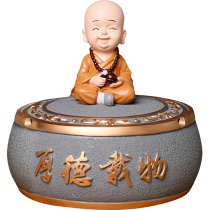 Ashtray household dust - proof cartoon design smooth and easy to handle the new Zen gift gift in 2021