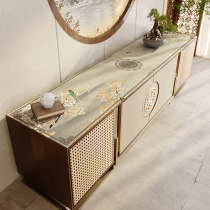 New Chinese TV cabinet tablecloth Chinese style leather table mat waterproof and oil-proof disposable shoe cabinet cupboard cover rectangle