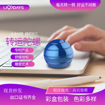 Full disassembly rotating desktop ball transfer gyro Amazon cross-border stall fingertip explosion decompression shake sound toy