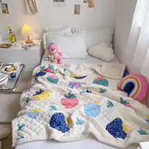 毛毯夏季珊瑚绒毯子空调毯沙发小盖毯办公室午休午睡毯薄款毛巾被