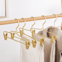 Aluminum alloy non-slip hanger pants rack Clothing store clothes hang suit pants rack Household hangers Clothes support clothes rack