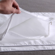 Set as pure cotton pillow zipped liner liner cover 48x74 down pillow core buckwheat leather pillow heart hollow inner pillowcase pair