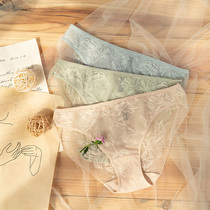 Special area 3 pieces of 98 yuan summer thin lace ladies underwear comfortable mid-waist cotton file triangle pants