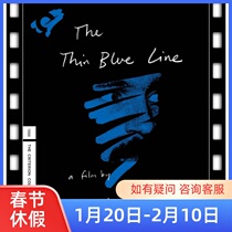 Spot Blu-ray Disc CC753 Thin Blue Line The Thin Blue Line Lock Area A English Subtitle US Plastic Box