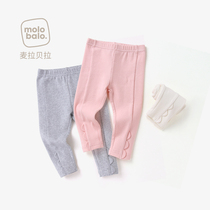 Mela Bella baby leggings autumn and winter clothes cotton warm trousers children wear pants for girls