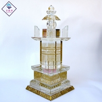 Stupa crystal ornaments Tibetan relic Bodhi tower Manna pill bottle Large Stupa Treasure Koinin Dharani Tower
