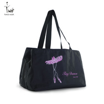 Chen Ting dance bag shoulder bag female black double belt ballet bag large capacity light exercise bag