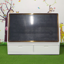 Kindergarten mobile blackboard office Conference teaching training home locker children solid wood small blackboard