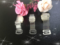 Love clothing accessories * adjustable transparent frosted elastic bra shoulder strap invisible underwear non-slip strap