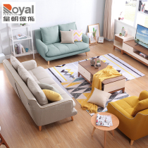 ROYAL Dynasty furniture fabric sofa 123 combination sofa living room Nordic simple modern decoration QPFB892