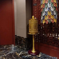 Electric rotary wheel Six-character truth rotary tube floor-standing large household plug-in gold tube to increase financial security