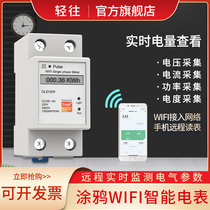 Smart meters remote control wifi electricity meter remote control switch graffiti APP metering electric meter Home rental housing