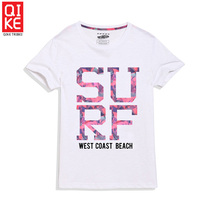 (Rider)Beach vacation couple T-shirt short-sleeved thin breathable round neck adult men and women base shirt couple t