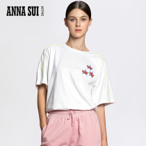 ASA Anna Su Cotton Leisure Fitness Short T-shirt ANNA SUI ACTIVE Annasu Sports