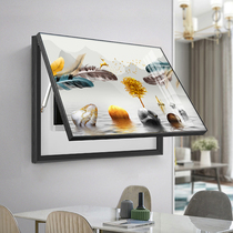 Single electric box art hanging picture meter box decorative painting modern simple hydraulic restaurant wall mural