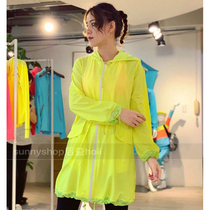 sunnyshop rear preehoii new product long version beamline drawing rope with cap jacket lady sunscreen for anti-violet