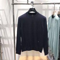 The Wick family counter mens long-sleeved knit shirt pure wool skin-friendly leggings fashion semi-turtleneck sweater men