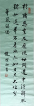 Zhao Puchu calligraphy banner boutique famous celebrity handwritten original original collection antique calligraphy calligraphy and painting handwriting hot sale