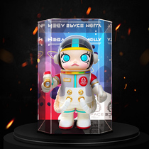 POPMART bubble Mater MOLLY acrylic creative six-sided display case earth daughter 1000% 400%