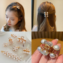 Hairclip top clip bangs temperament grab clip Korean Net red 2020 new headdress head small grab card elegant clip