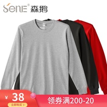 Sengoose Mens Autumn Clothes Autumn Pants Single Piece Round Collar Pure Cotton Loose Comfort Middle Aged Warm Lingerie Suit 500C