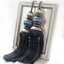 European atmospheric crystal curtain tie ball hanging ball tassel accessories curtain buckle strap rope decoration hanging ear