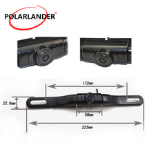 Long license plate camera HD ccd chip infrared LED light reversing rear view camera