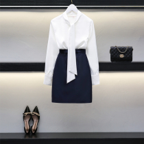 Shirt female design sense professional suit fashion professional clothes shirt temperament goddess fan retro port flavor white shirt