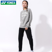 New Yunix Badminton Women yy official website long sleeve sweater men 75 years sports thin autumn clothes