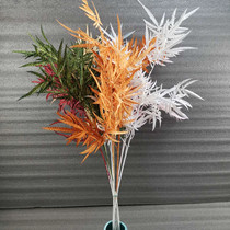 Wedding stage decoration floral three-dimensional Maple Leaf wedding hall soft ceiling living room home decoration simulation flower high branch flower arrangement