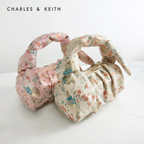 CHARLESKEITH SPRING and summer WOMENs BAG CK2-50671230 WOMENs NEW YEAR EMBROIDERY PLEATED HANDBAG