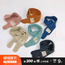 Komoris childrens clothing scarf child Korean version of cotton collar spring female baby boy scarf warm child collar