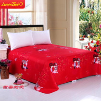 Grinding sheets Four Seasons big red wedding student dormitory home Kang Single double wedding Kang single spring and autumn big bed