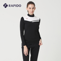 RAPIDO break Road winter Lady small stand collar warm simple and capable golf Sports high collar sweater