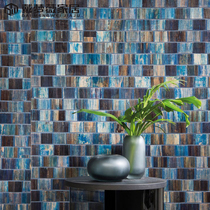 Belgian original imported OMEXCO Wall cloth American Nordic Plaid porch living room bedroom villa background wallpaper