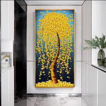 5d diamond painting 2022 new living room full drill upright version Xuanguan corridor Fortune Tree Crystal Dot Stick diamond embroidery