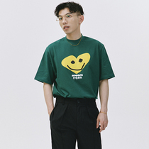 SAMESAME Stealing Hearts Loose of Tide Cards T-shirt 100 Hitch Short Sleeve Men And Women Lovers Clothes summer day with small crowdblouse