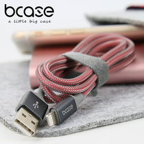 bcase data cable length iPhone8plus iPhone charging cable 8P nylon braided ipad fast charge