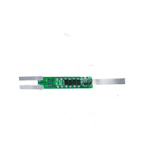 Two-series 6 4V lithium iron phosphate lithium battery protection plate 6A overcurrent belt nickel strip iron lithium battery charge and discharge protection plate