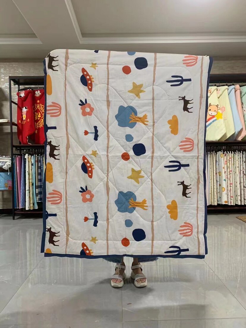 Pure cotton children summer cool quilts by 120 * 150