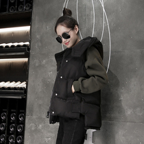 Tide card 2021 new autumn and winter down cotton Machia woman short section Korean version loose large code student thickened cotton jacket jacket