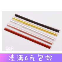 Korean stationery metal feel gel pen creative water pen Black Signature Pen Korean stationery office supplies