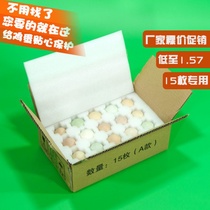 15 LOADED PEARLS COTTON ANTI-SHATTER SHOCKPROOF FOAM EGG TOEGG-LIKE FRUIT CLASS EASY-TO-BREAK EXPRESS PACKAGE