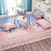 Customized tatami bed cover rural large kang bed sheet one bed skirt non-slip fire Kang cover cover cushion four seasons Universal Summer